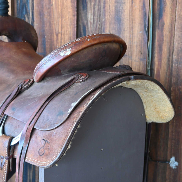 16" JEFF SMITH RANCH CUTTER SADDLE