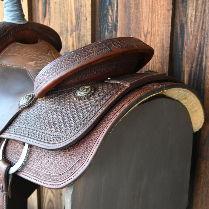 13.5" USED COATS TEAM ROPING SADDLE