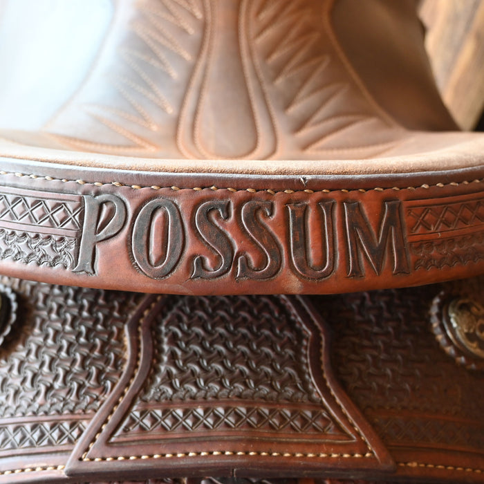 13.5" USED COATS TEAM ROPING SADDLE