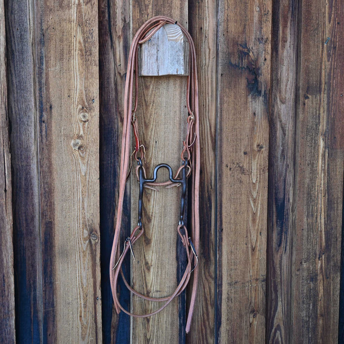 Beller Solid Port Bridle Rig w/Single Ear Headstall