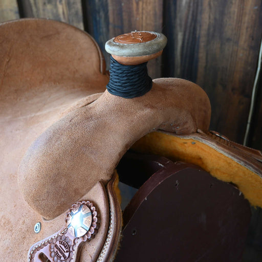15.5" TESKEY'S TEAM ROPING SADDLE Saddles - New Teskey's Saddlery