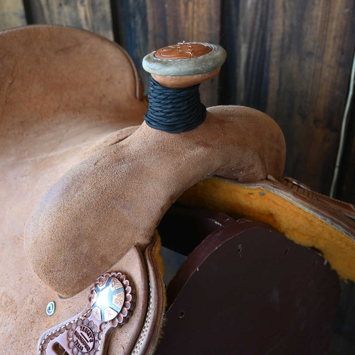 15.5" TESKEY'S TEAM ROPING SADDLE Saddles - New Teskey's Saddlery