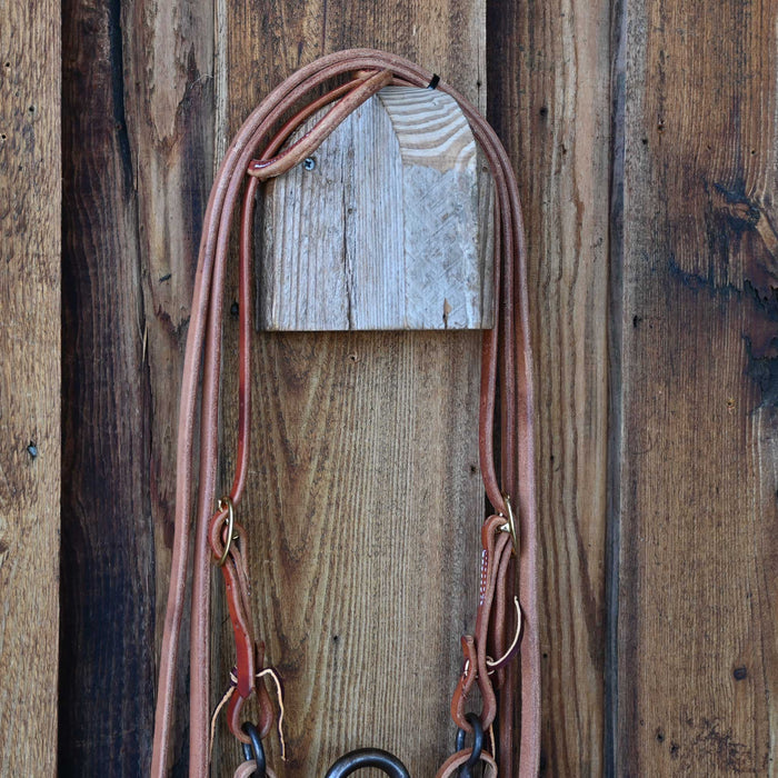 Beller Solid Port Bridle Rig w/Single Ear Headstall