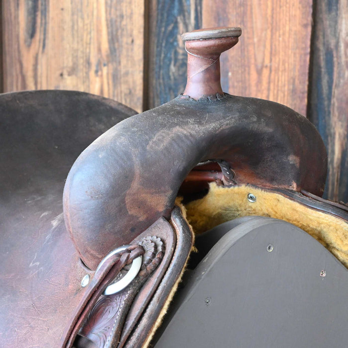15.5" JEFF SMITH BUSTER WELCH RANCH CUTTER SADDLE
