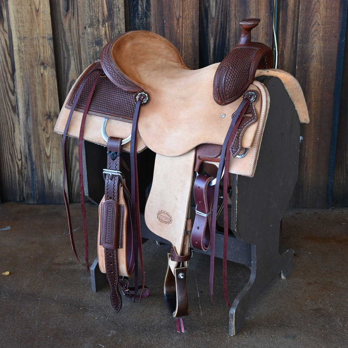 15.5" TESKEY'S RANCH CUTTER SADDLE