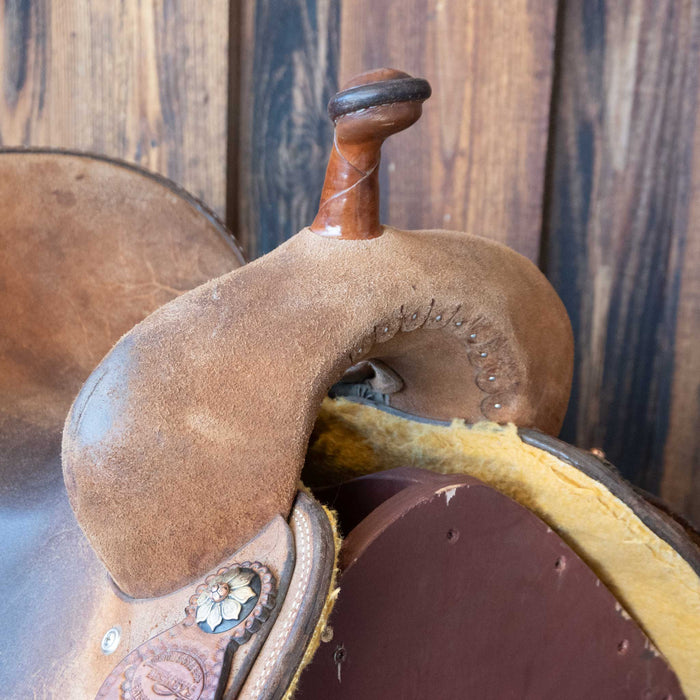 14" USED TESKEY'S BARREL SADDLE