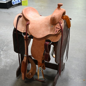 15" TESKEY'S STRIP DOWN RANCH SADDLE Saddles Teskey's Saddlery