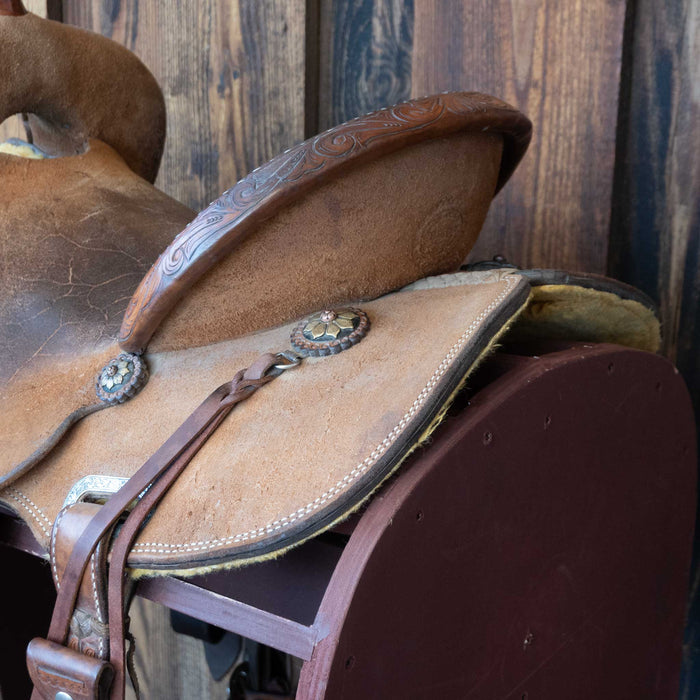 14" USED TESKEY'S BARREL SADDLE