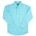 Cinch Boy's Solid Turquoise Button Down Shirt KIDS - Boys - Clothing - Shirts - Long Sleeve Shirts Cinch