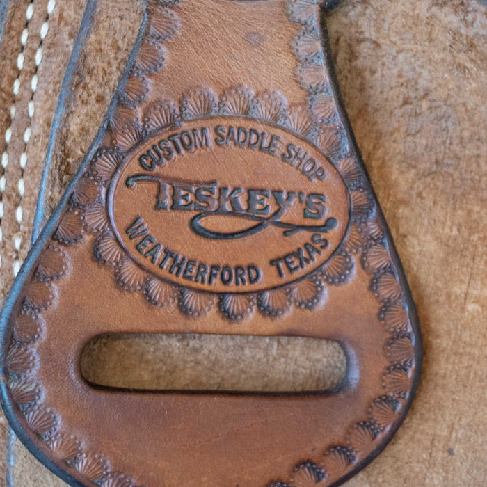 14" USED TESKEY'S BARREL SADDLE