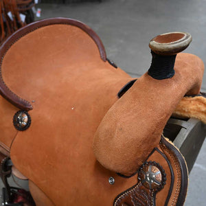 14.5" TESKEY'S ROPING SADDLE Saddles TESKEY'S SADDLERY LLC   