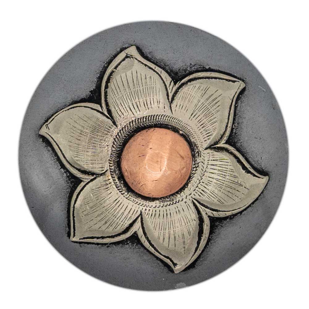 Copper Canyon Bloom Screw Back Concho Tack - Conchos & Hardware MISC