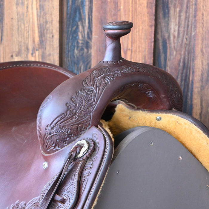 15.5" JEFF SMITH BUSTER WELCH RANCH CUTTER SADDLE