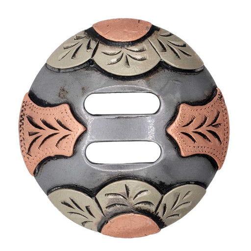 Autumn Prairie Bloom Slotted Concho Tack - Conchos & Hardware MISC