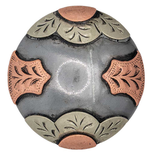 Autumn Prairie Bloom Screw Back Concho Tack - Conchos & Hardware MISC