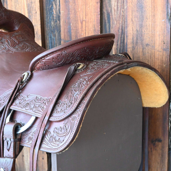 15.5" JEFF SMITH BUSTER WELCH RANCH CUTTER SADDLE