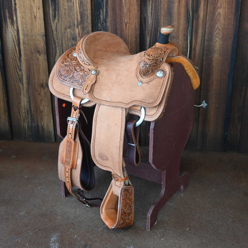 14" PATRICK SMITH TEAM ROPING SADDLE Saddles - New Patrick Smith