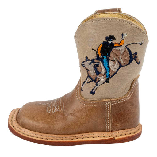 Roper Infant Cowbabies Waxy Tan Bullrider Boot KIDS - Baby - Baby Footwear Roper Apparel & Footwear