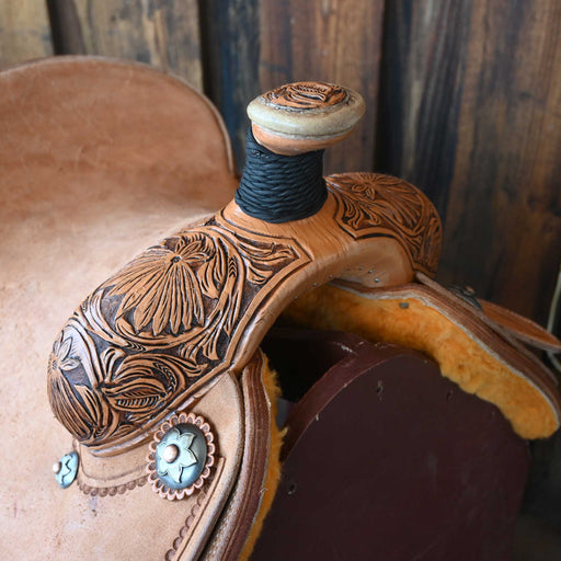 14" PATRICK SMITH TEAM ROPING SADDLE Saddles - New Patrick Smith