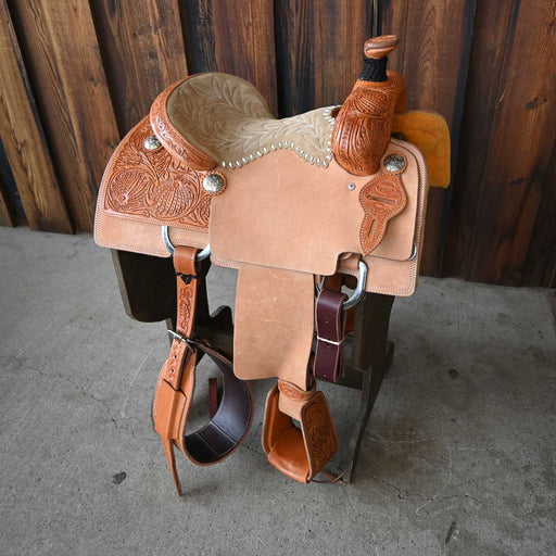 14.5" TESKEY'S PRO TEAM ROPING SADDLE Saddles - New Teskey's Saddlery