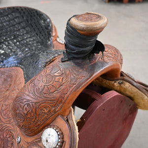 14.5" USED COWBOY COLLECTION ROPING SADDLE Saddles Cowboy Collection