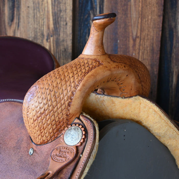15.5" USED BILLY COOK CUTTING SADDLE