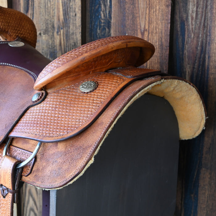 15.5" USED BILLY COOK CUTTING SADDLE