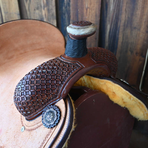 13.5" PATRICK SMITH TEAM ROPING SADDLE Saddles - New Patrick Smith