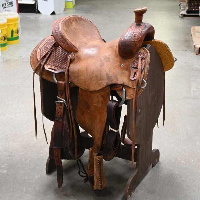 15" USED TESKEY'S RANCH SADDLE