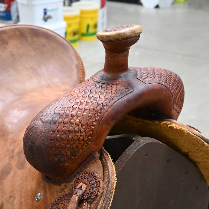 15" USED TESKEY'S RANCH SADDLE