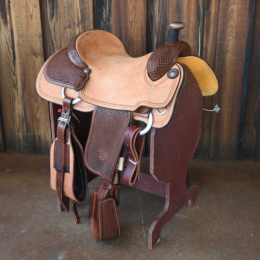 16.5" PATRICK SMITH TEAM ROPING SADDLE Saddles - New Patrick Smith