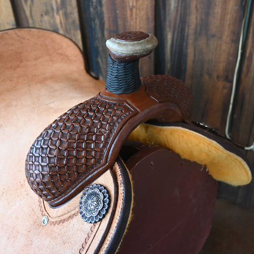 16.5" PATRICK SMITH TEAM ROPING SADDLE Saddles - New Patrick Smith