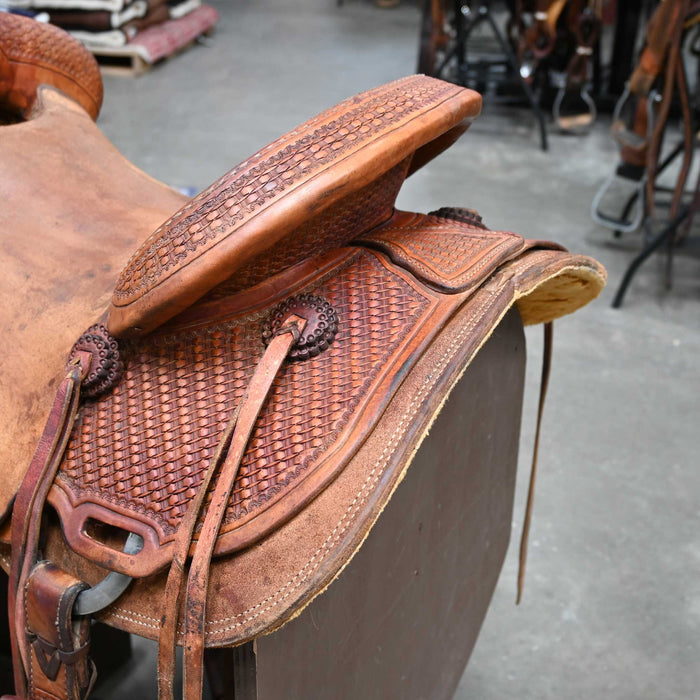 15" USED TESKEY'S RANCH SADDLE