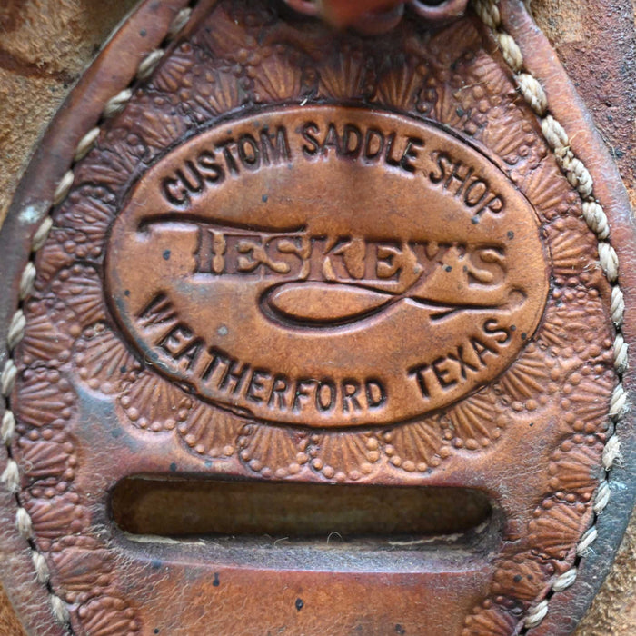 15" USED TESKEY'S RANCH SADDLE