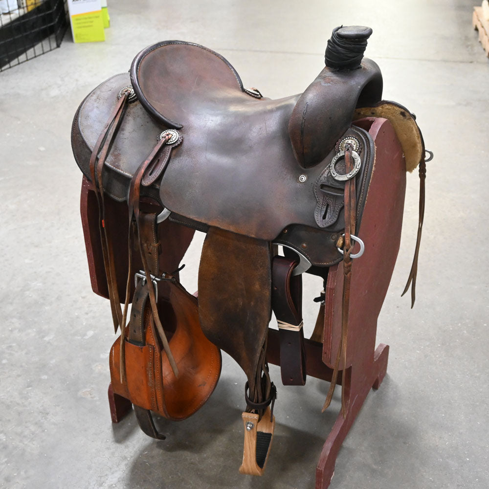 15.5" USED CACTUS RANCH SADDLE