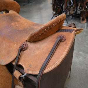 17" USED TESKEY'S STRIP DOWN RANCH SADDLE Saddles TESKEY'S SADDLERY LLC   