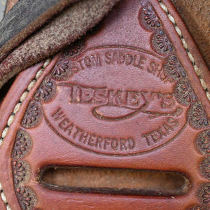 17" USED TESKEY'S STRIP DOWN RANCH SADDLE Saddles TESKEY'S SADDLERY LLC   