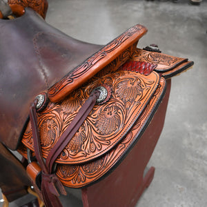 15.5" USED CACTUS RANCH SADDLE