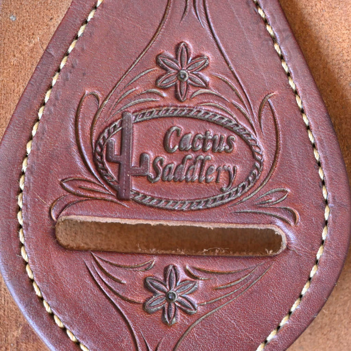14" USED CACTUS TEAM ROPING SADDLE