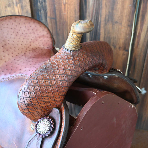 14" USED DOUBLE J BARREL SADDLE Saddles - Used DOUBLE J SADDLERY