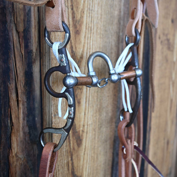 Kerry Kelley Silver Mounted 50 Correction Bridle Rig w/All New Leather