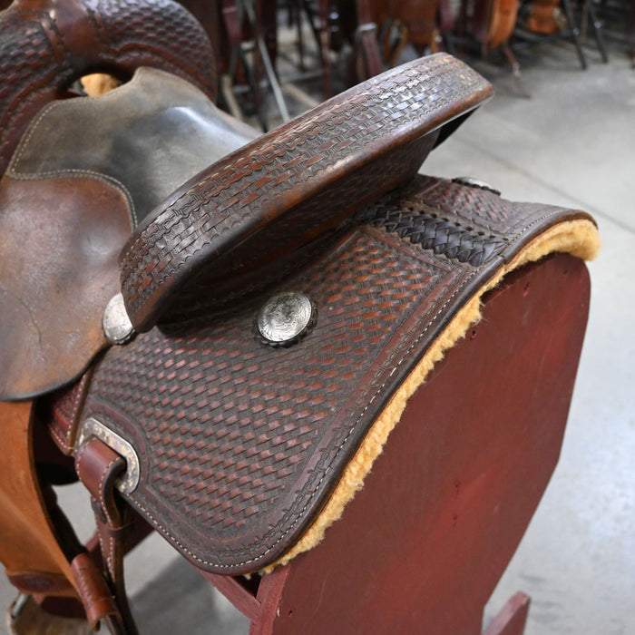 13.5" USED COATS BARREL SADDLE Saddles - Used Coats Saddlery