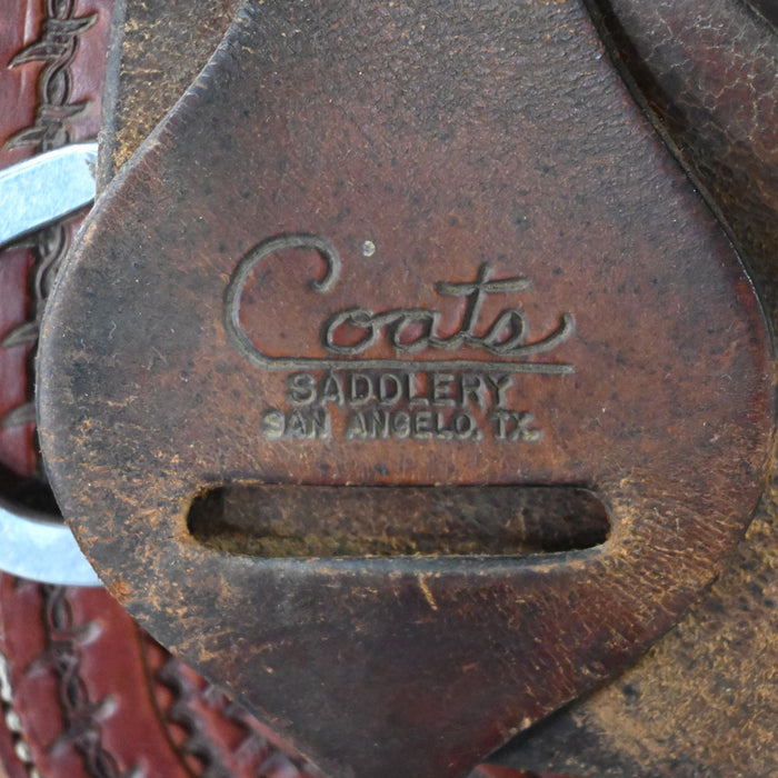 13.5" USED COATS BARREL SADDLE Saddles - Used Coats Saddlery