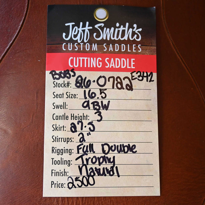 16.5" BOB'S CUSTOM CUTTING SADDLE