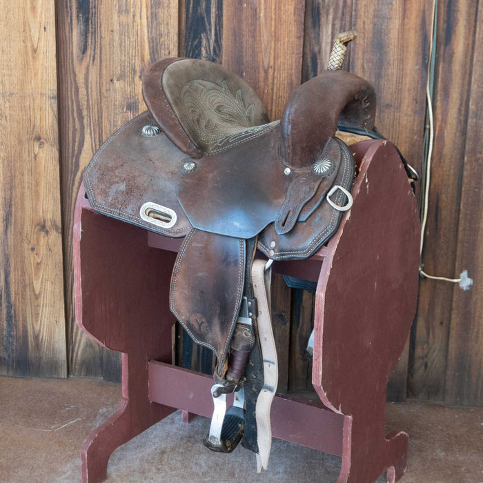 12.5" USED CIRCLE Y BARREL SADDLE