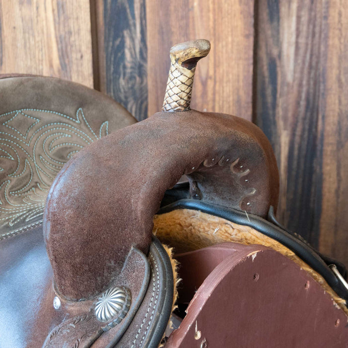 12.5" USED CIRCLE Y BARREL SADDLE