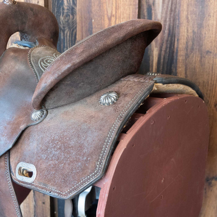 12.5" USED CIRCLE Y BARREL SADDLE