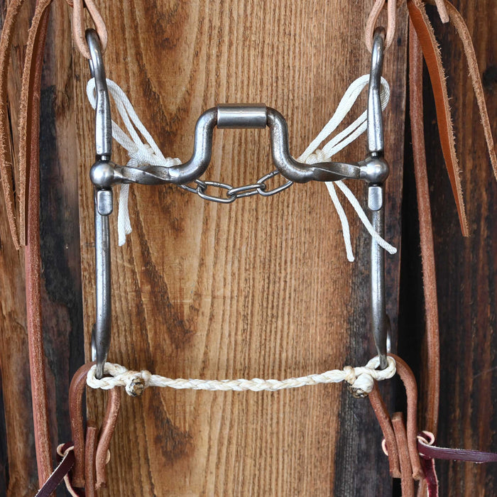 Kerry Kelley 7 Slow Twist Hinge Port Bridle Rig w/All New Leather