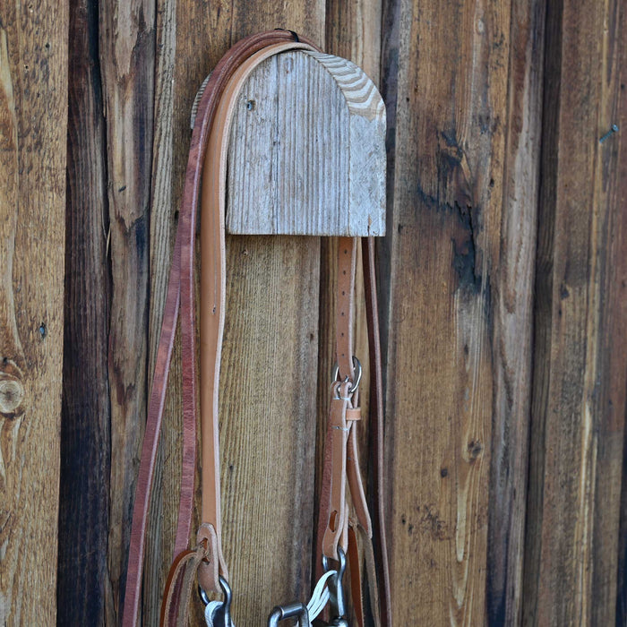 Kerry Kelley 7 Slow Twist Hinge Port Bridle Rig w/All New Leather