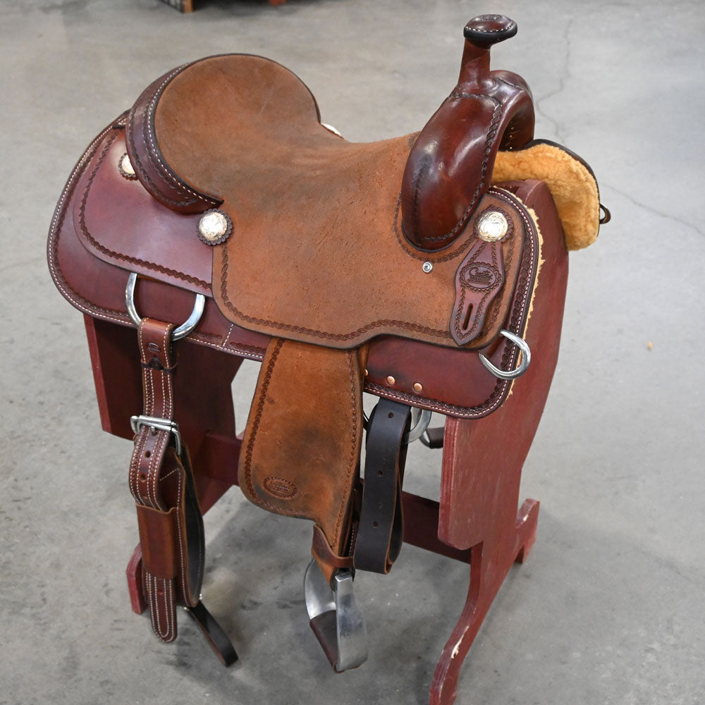 15" USED COATS RANCH CUTTER SADDLE